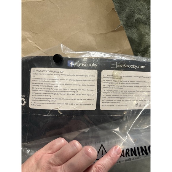 EraSpooky‎ Egyptian King Costume Men's Medium Pharaoh Outfit Complete Set NIB - Picture 5 of 8